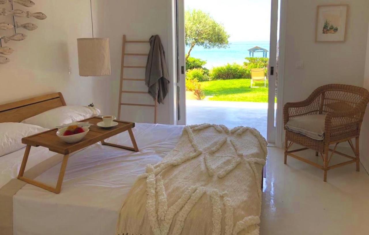 Aqua Seafront Glyfada Corfu Beach House With Garden Extérieur photo